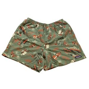 Patagonia Mens Baggies Swim Trunks Street Taco Print Medium 5in inseam
